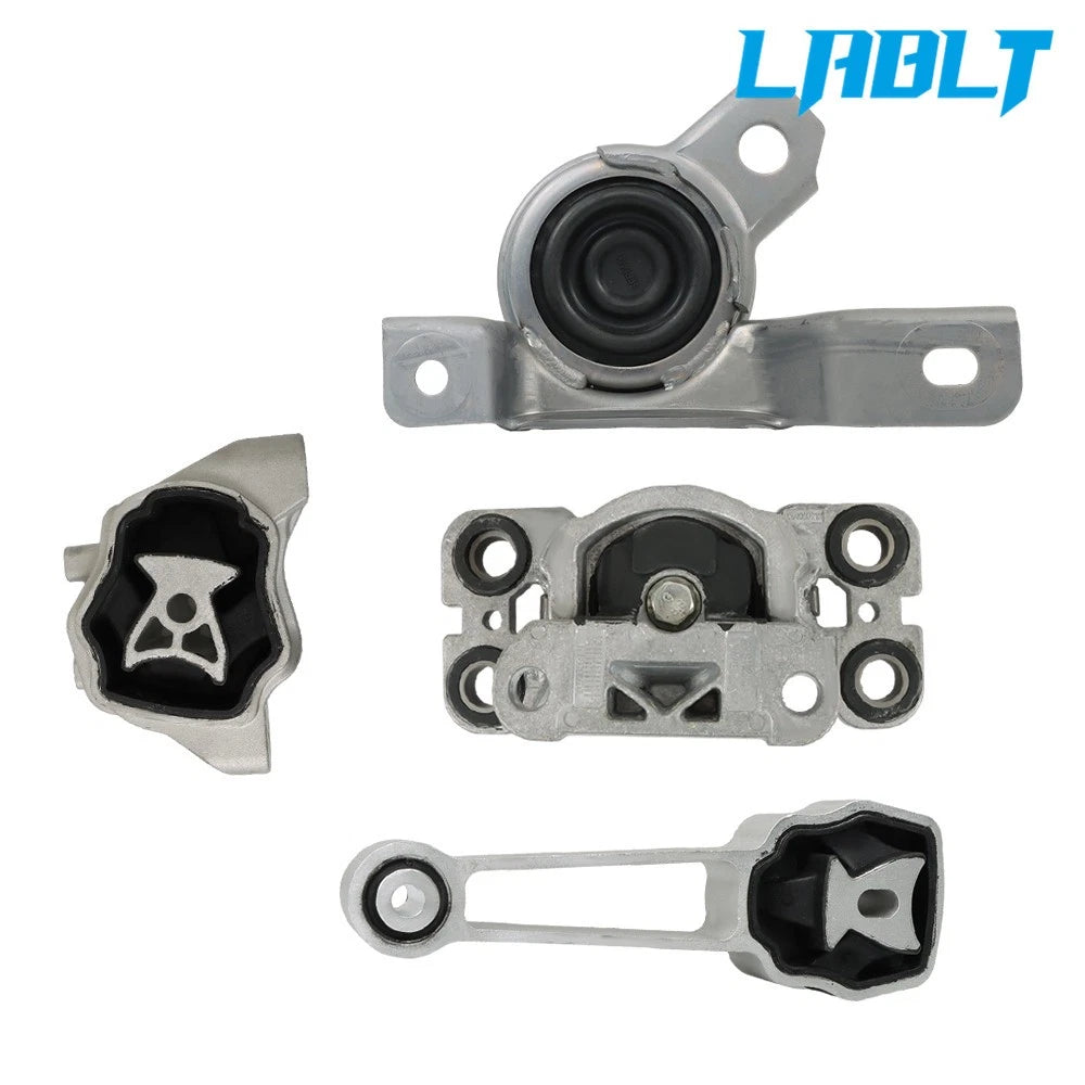 4X Engine Motor Trans Mount Set for Land Rover Range Rover Evoque 2012–2016