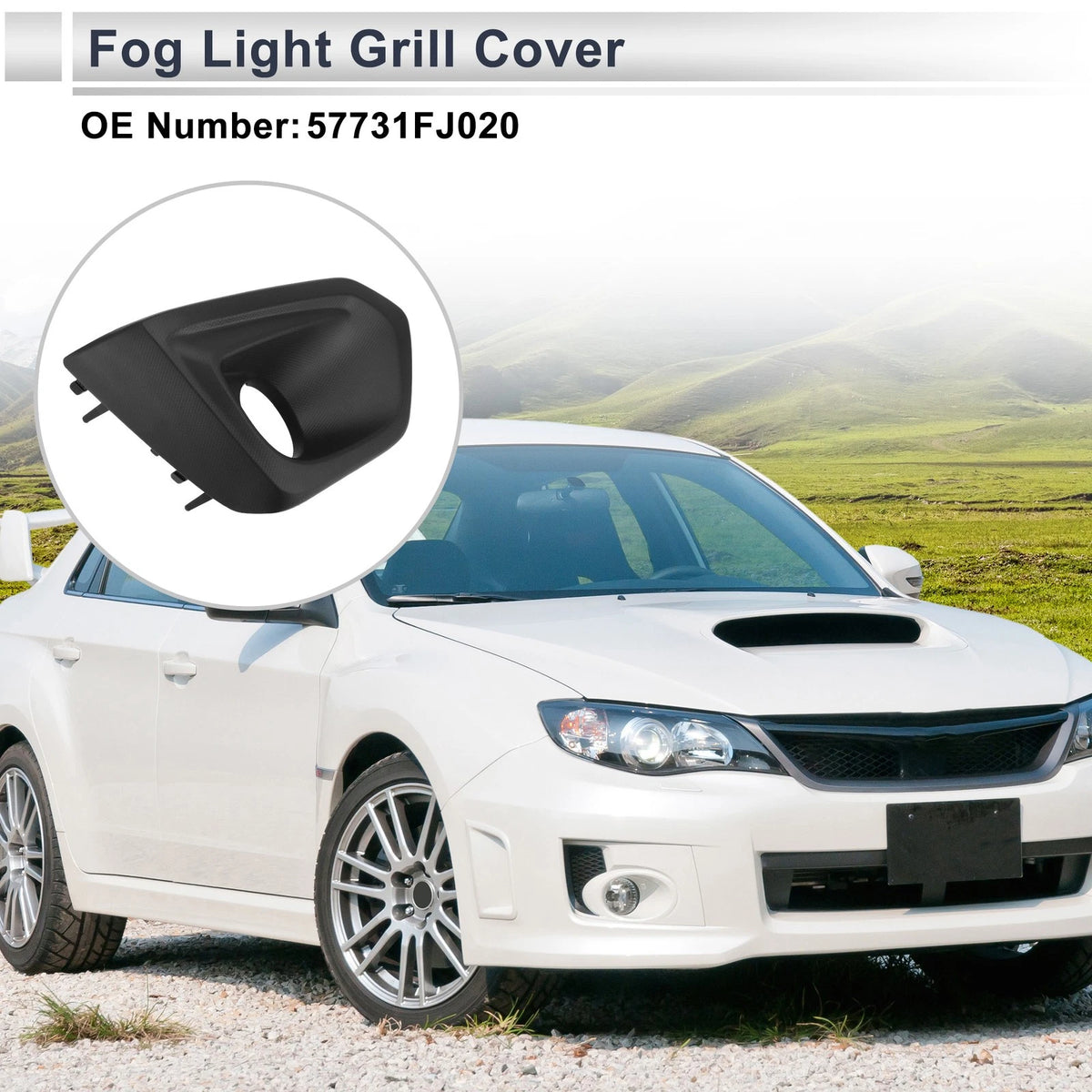 1 Pc Fog Light Grill for Subaru Impreza (2012–2014) No. 57731FJ020