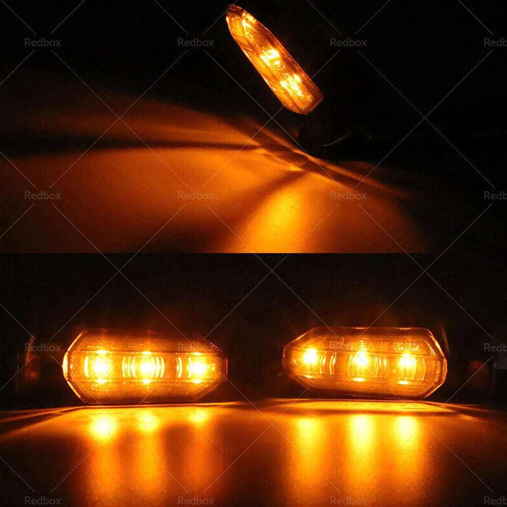 4X LED Turn Signal Light Blinkers for Universal Motorcycle (2002–2019)