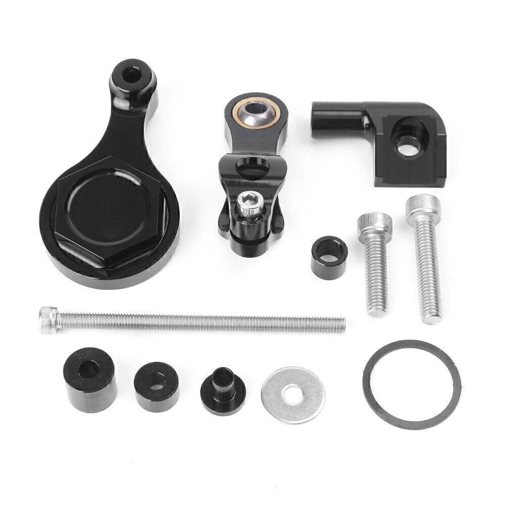 CNC Steering Damper Bracket Mounting Kit for Yamaha YZF R6/R1 (2006–2015)