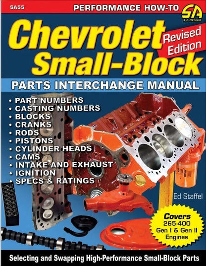 Chevy V8 Engine Parts Interchange Book for Chevrolet (262–400)