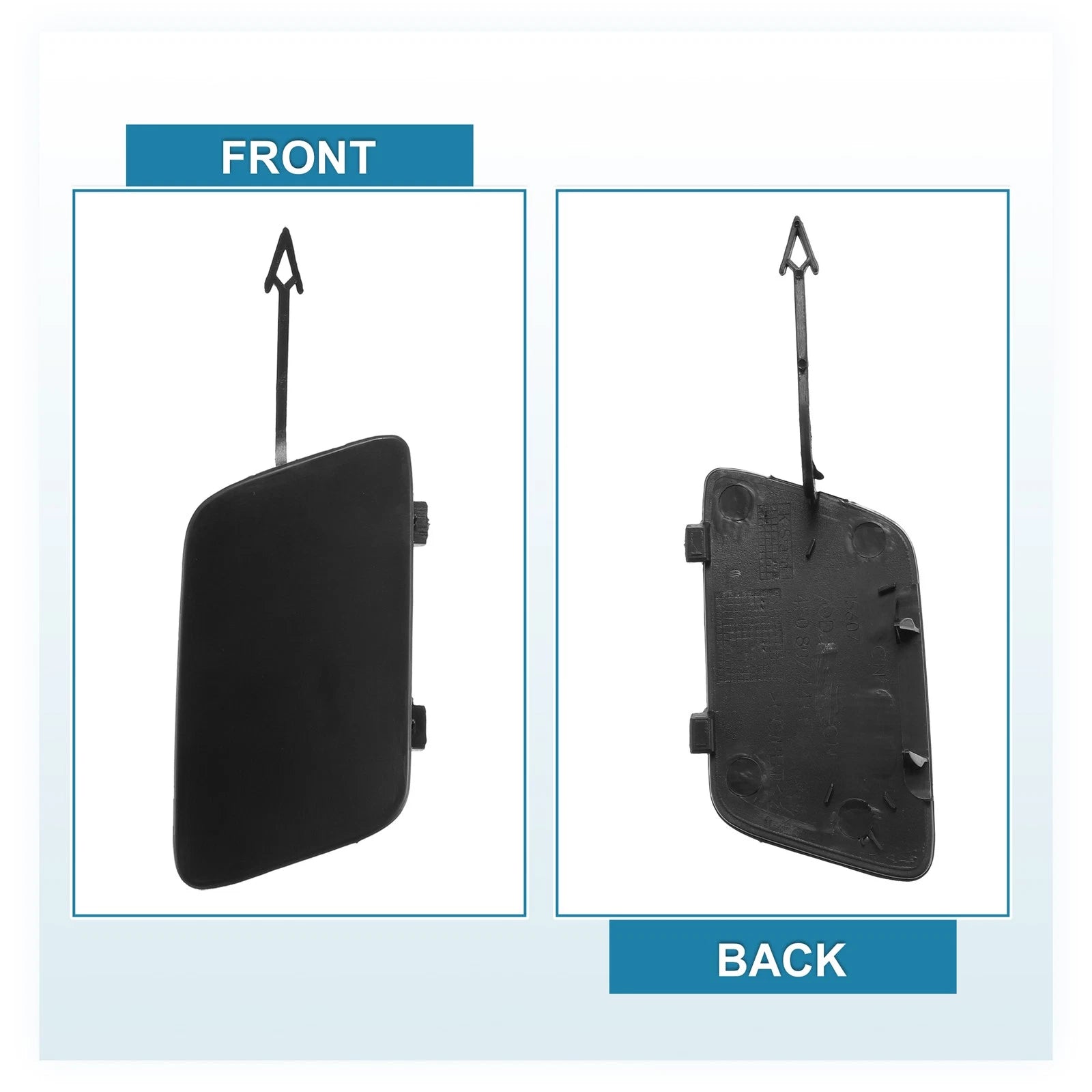 Front Bumper Tow Hook Cover Replacement for Audi A6 (2009–2011)