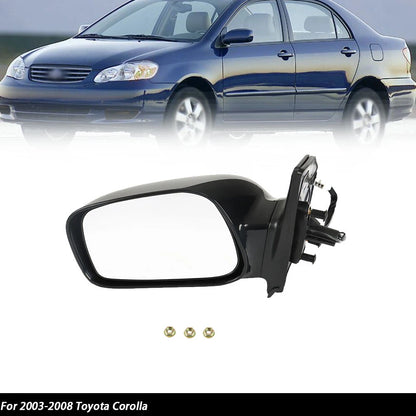 Driver Side Power Side Mirror for Toyota Corolla (2003–2008)