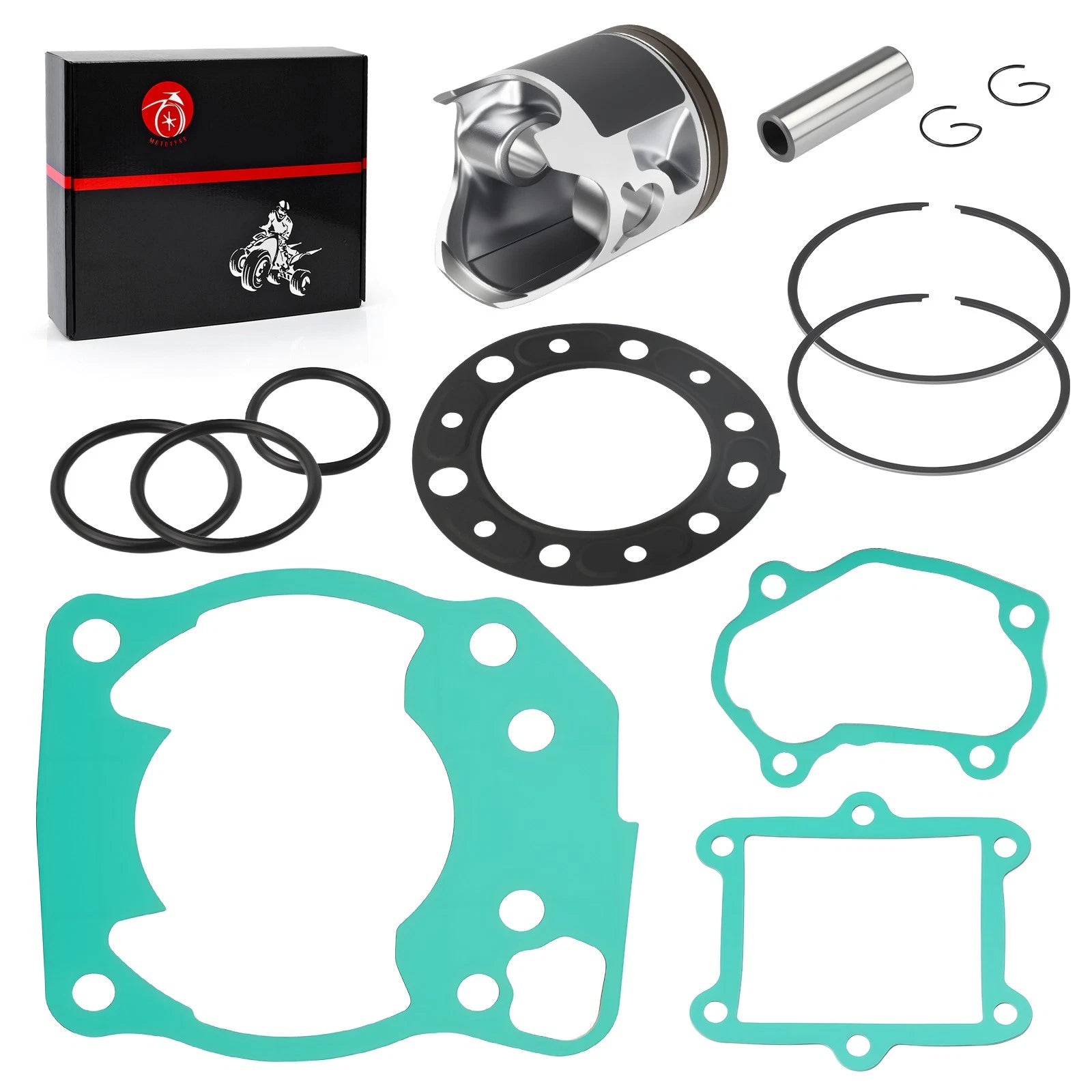 Piston Rings Gasket Kit for Honda CR250R (1997–2001) 66.4mm STD