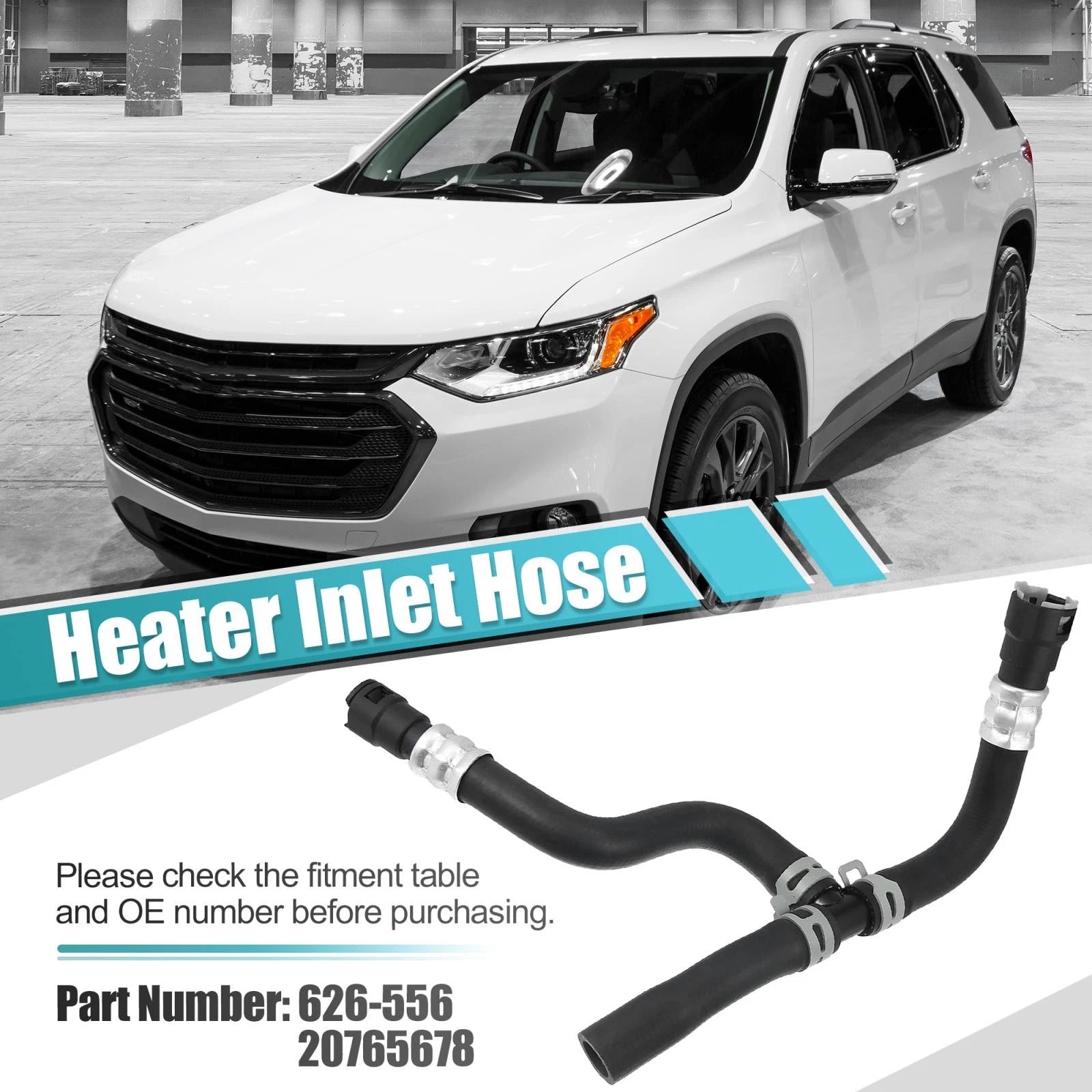 Heater Inlet Hose Replacement for Chevrolet Traverse GMC Acadia Enclave (2007–2017)