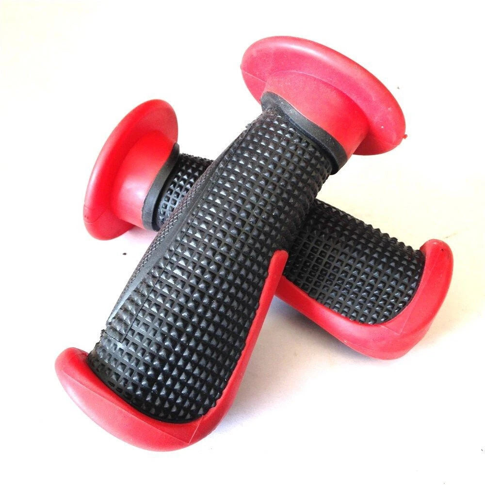 Universal Rubber Hand Grips for Motorcycle Bicycle 22mm 7/8"