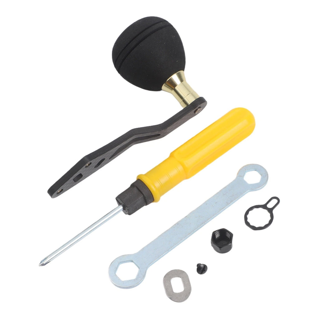 Carbon Single Arm Handle for DAIWA Casting Reels with EVA Knobs