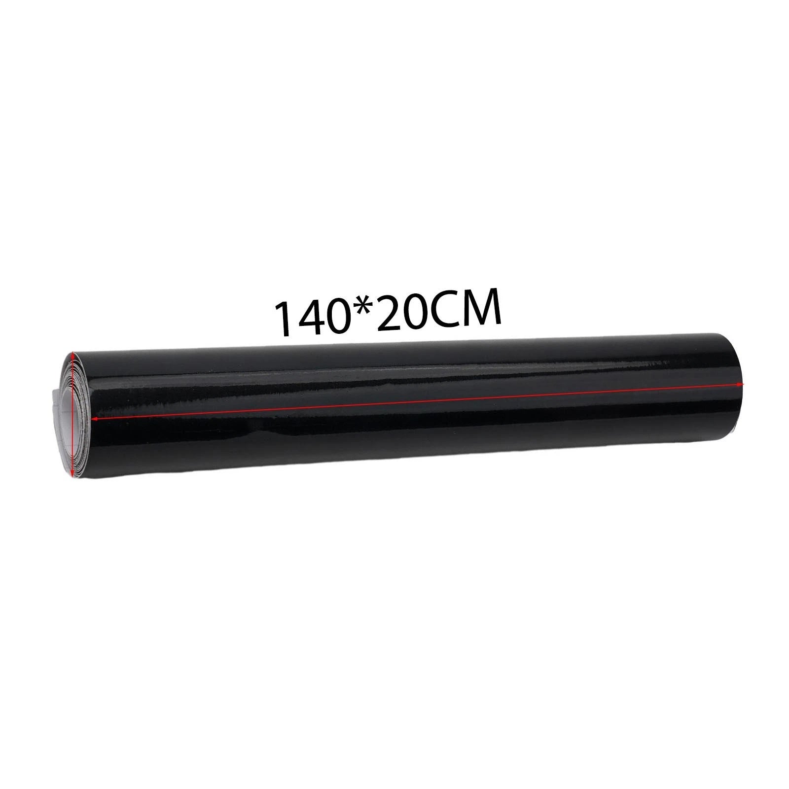 Matt Black Sun Strip for Car Van Windshield (140x20cm)