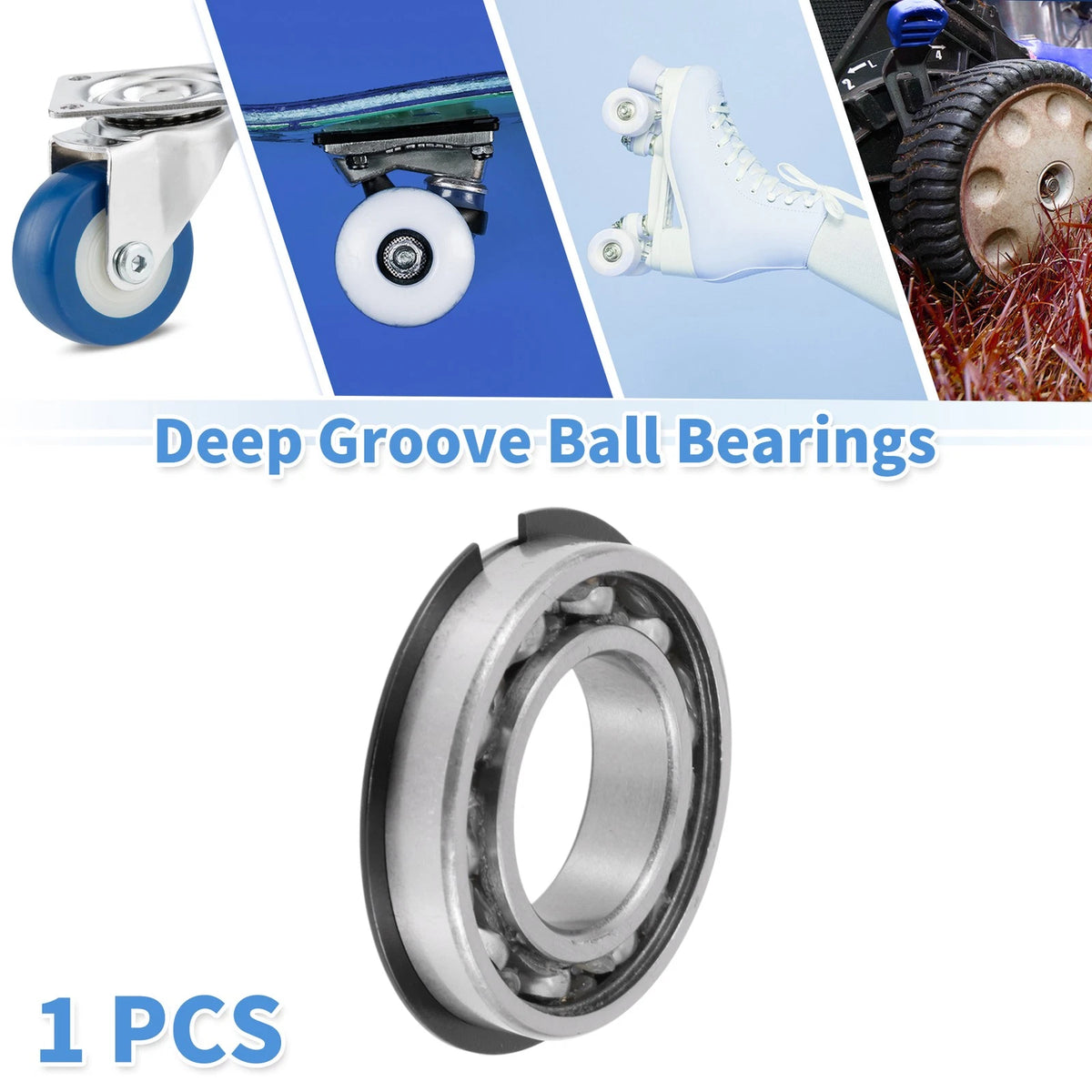 Deep Groove Ball Bearing 32x58x13mm for Scooter Skateboard (1 Pc)