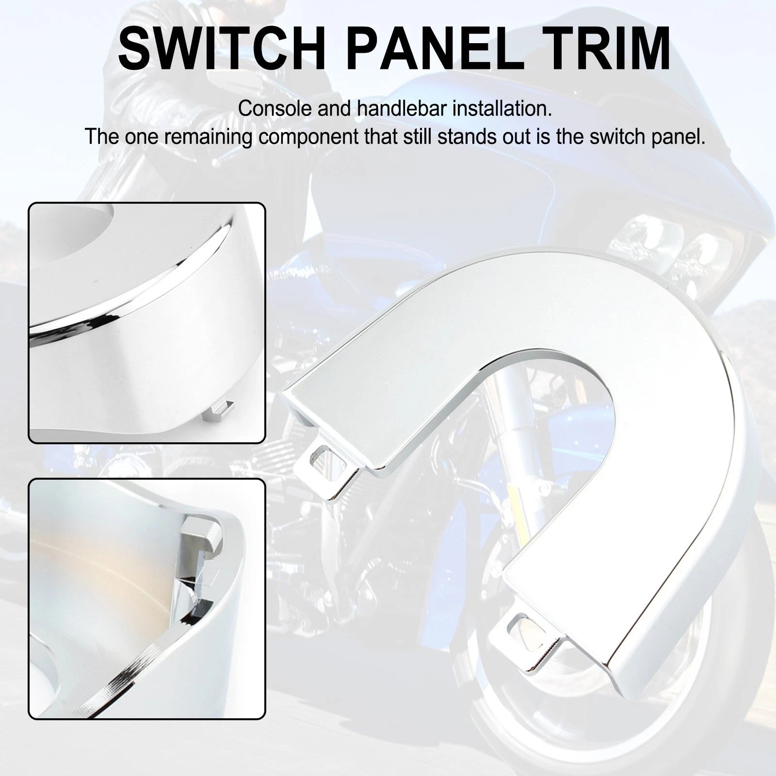 Aluminum Ignition Switch Panel Trim for Harley Touring Road Glide Special (2015–2022)
