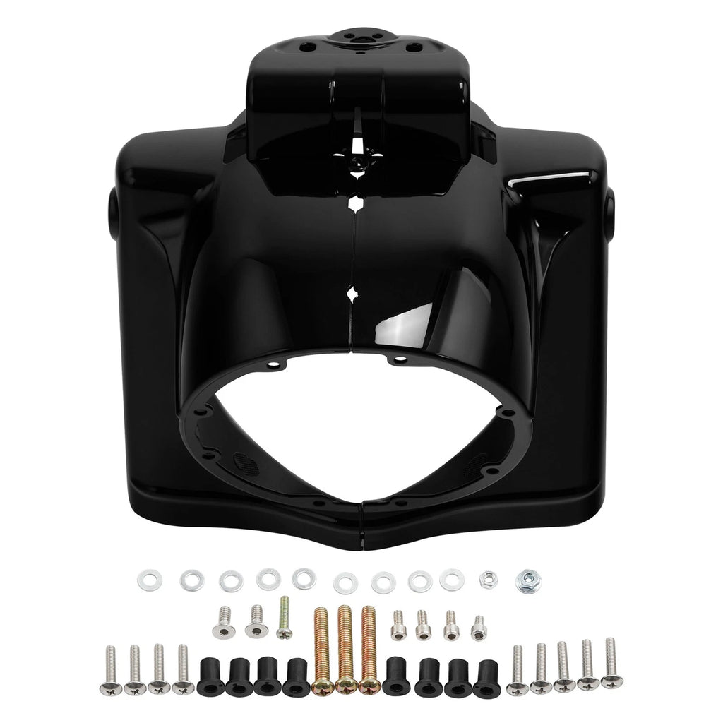 7" Round Front Headlight Nacelle Cover for Harley Road King (2014–2025)