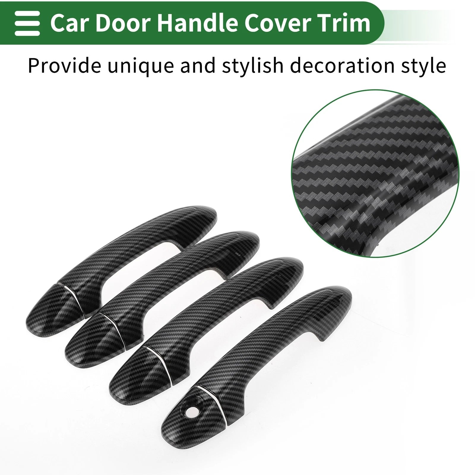 Car Door Handle Cover Trim Replacement for Toyota RAV4 (2013–2018)