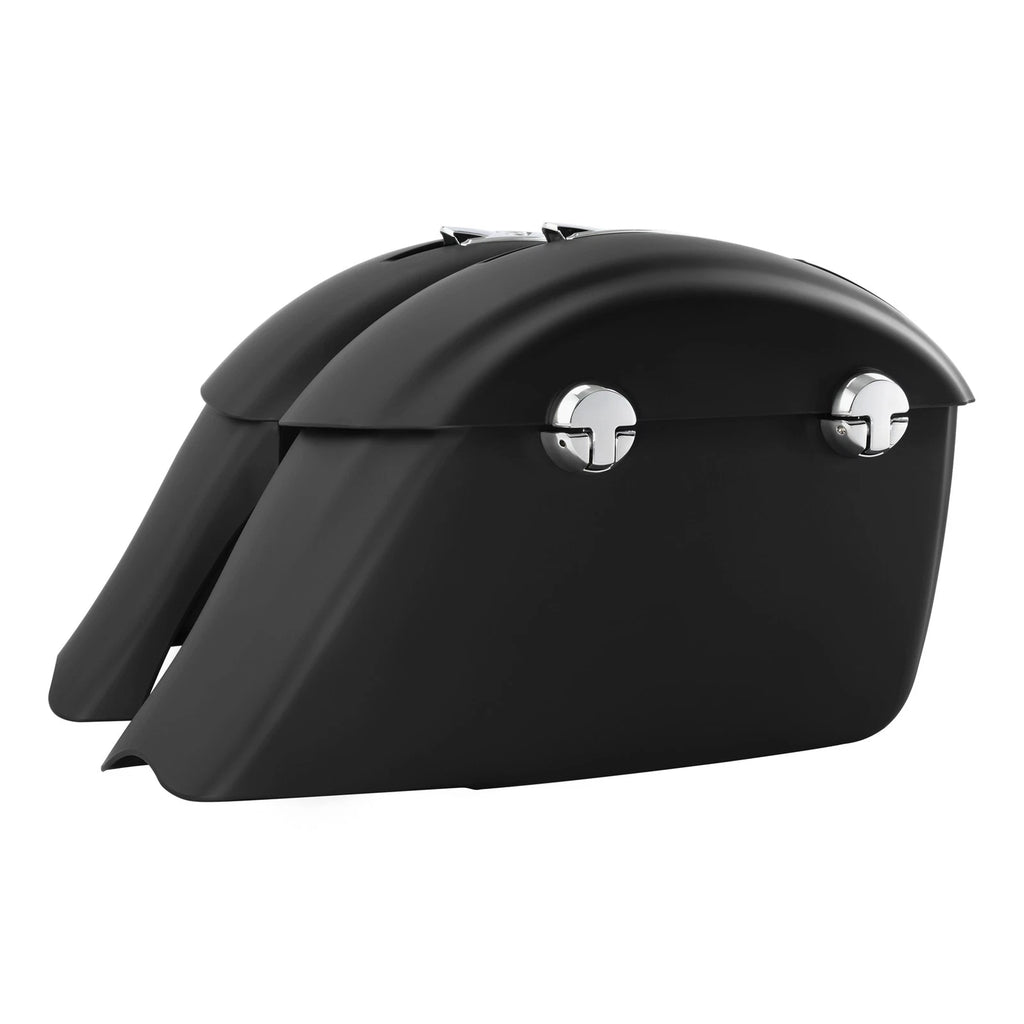 Matte Black Hard Saddlebag Audio Lid for Indian Chieftain (2014–2018)