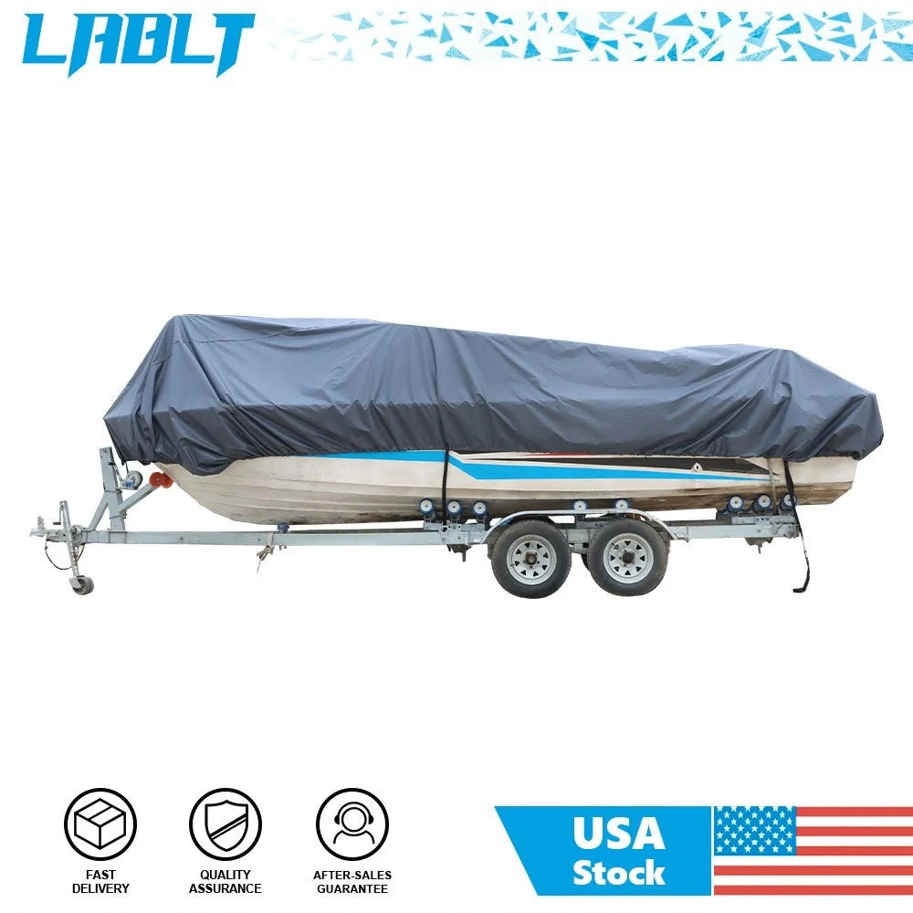 Trailerable Waterproof Boat Cover for Marine Use (600D Polyester)