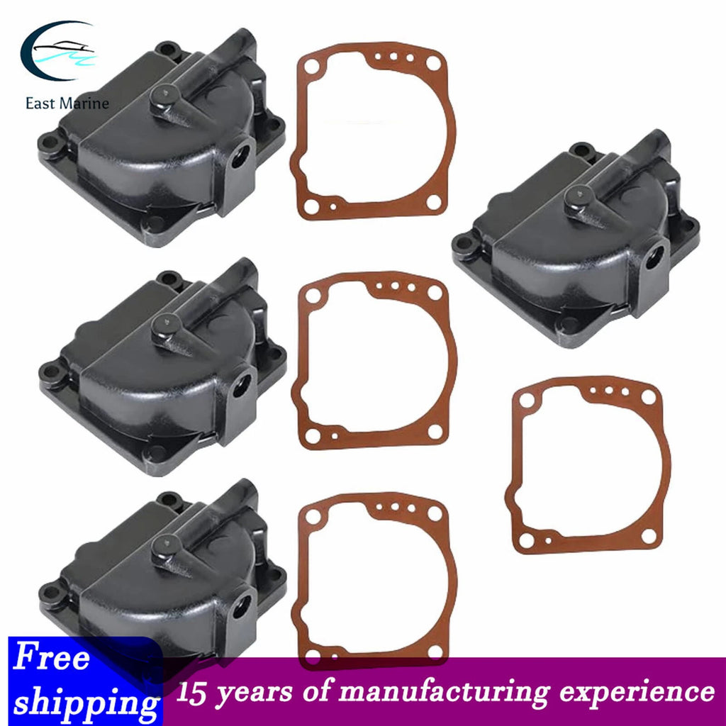 Set of 4 Carb Bowl Float Chamber Assy 433000 for Johnson Evinrude (1994–Up)