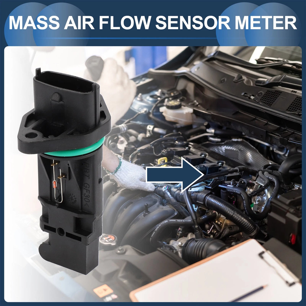 Mass Air Flow Sensor MAF Replacement for Hyundai Accent (2002–2009)