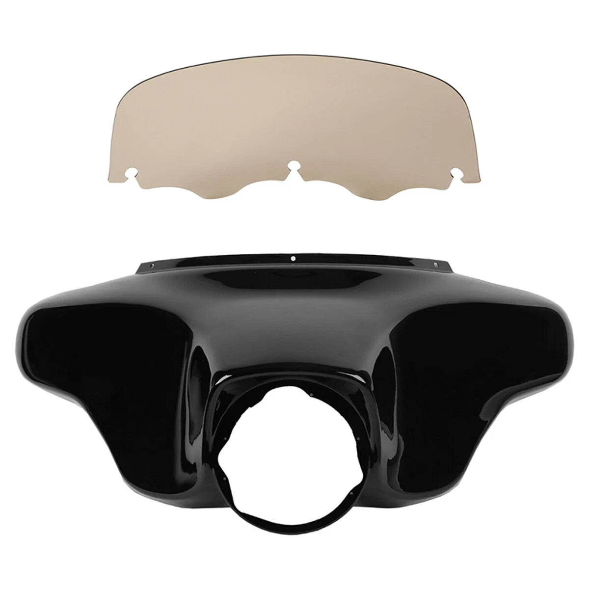 Batwing Outer Fairing 8'' Windscreen for Harley Touring Street Glide (1996–2013)