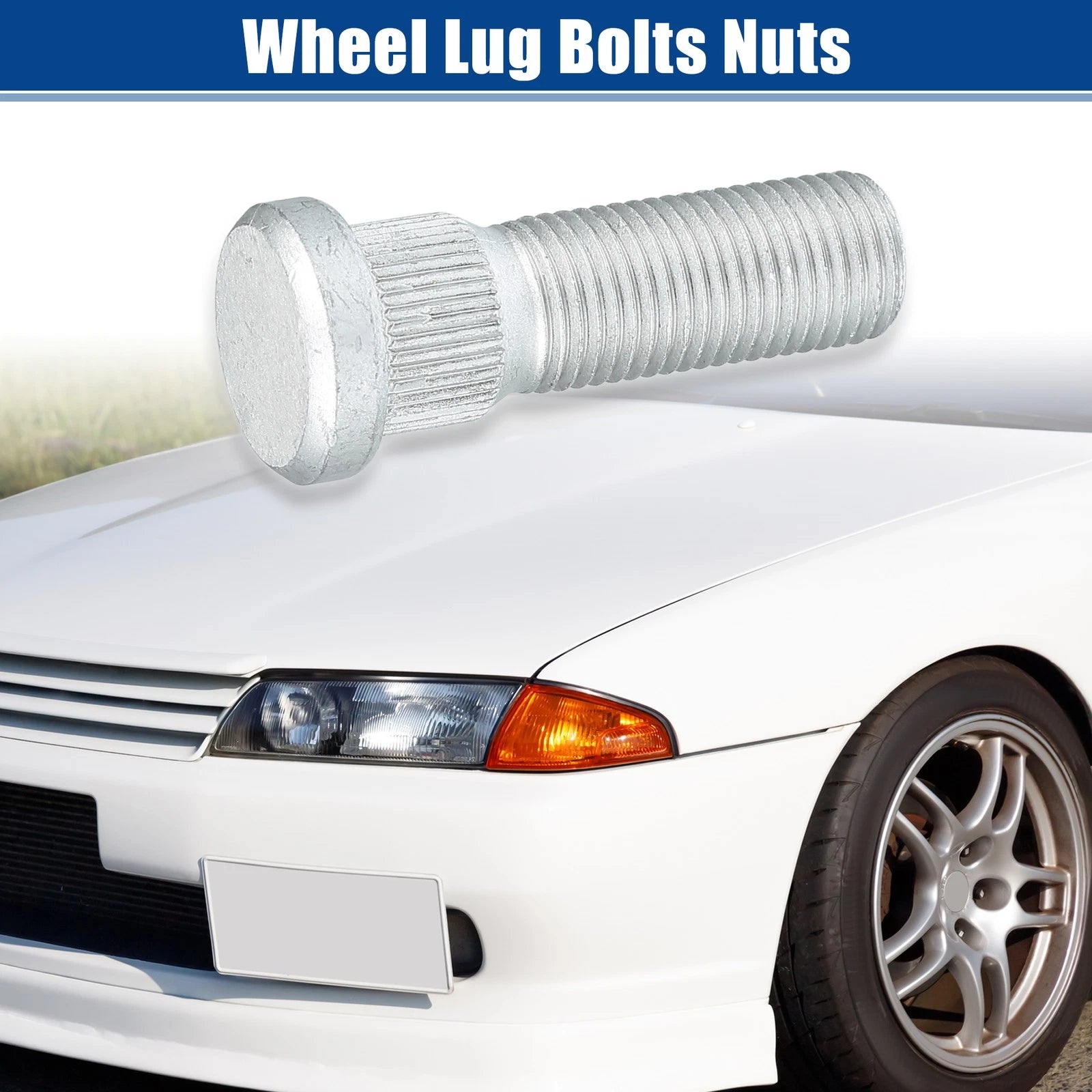 Wheel Lug Bolts Nuts Front Set for Lexus LS460 LX570 (2010–2017)