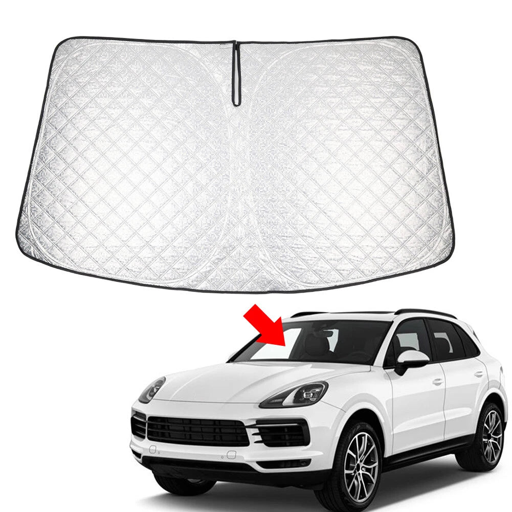 Foldable Windshield Sun Shade for Porsche Cayenne (2019–2025)