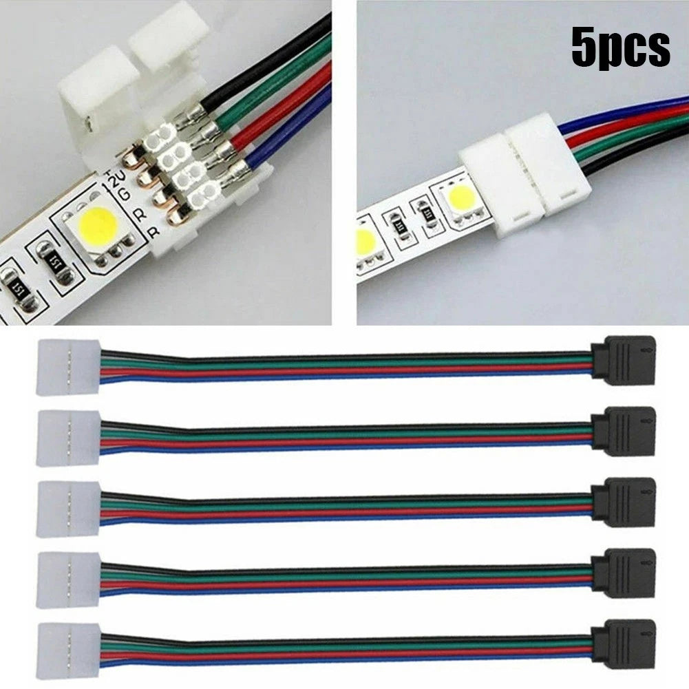 RGB Strip Light Wiring Harness 4PIN for 3528 5050 (9cm/3.5in)