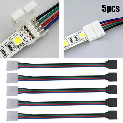 RGB Strip Light Wiring Harness 4PIN for 3528 5050 (9cm/3.5in)