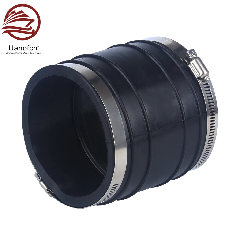 Upper Exhaust Tube Pipe Bellows 4" for Mercruiser (replaces 32-44348001, 32-44348T)