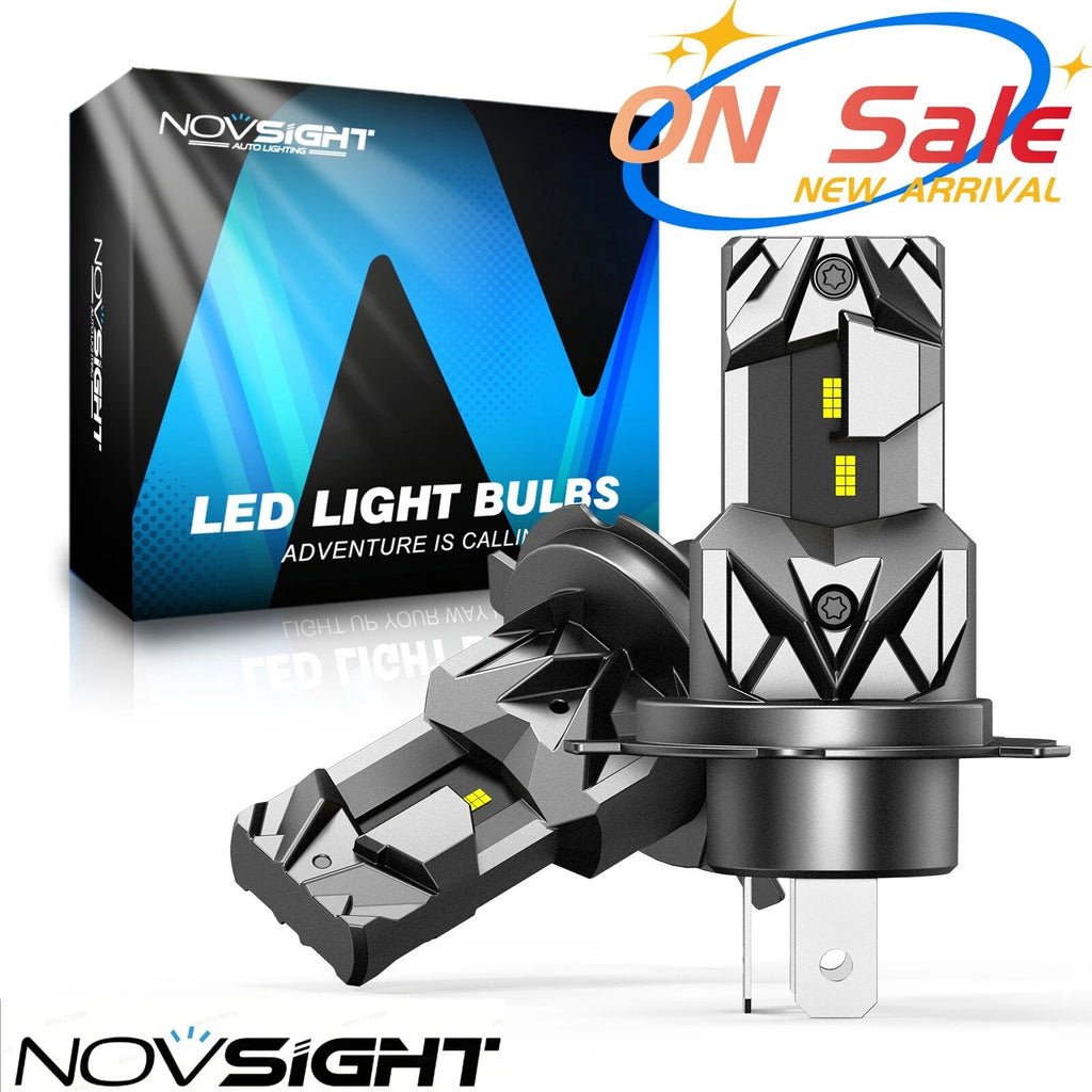 H4 LED Headlight Bulbs Kit for 16000LM 60W