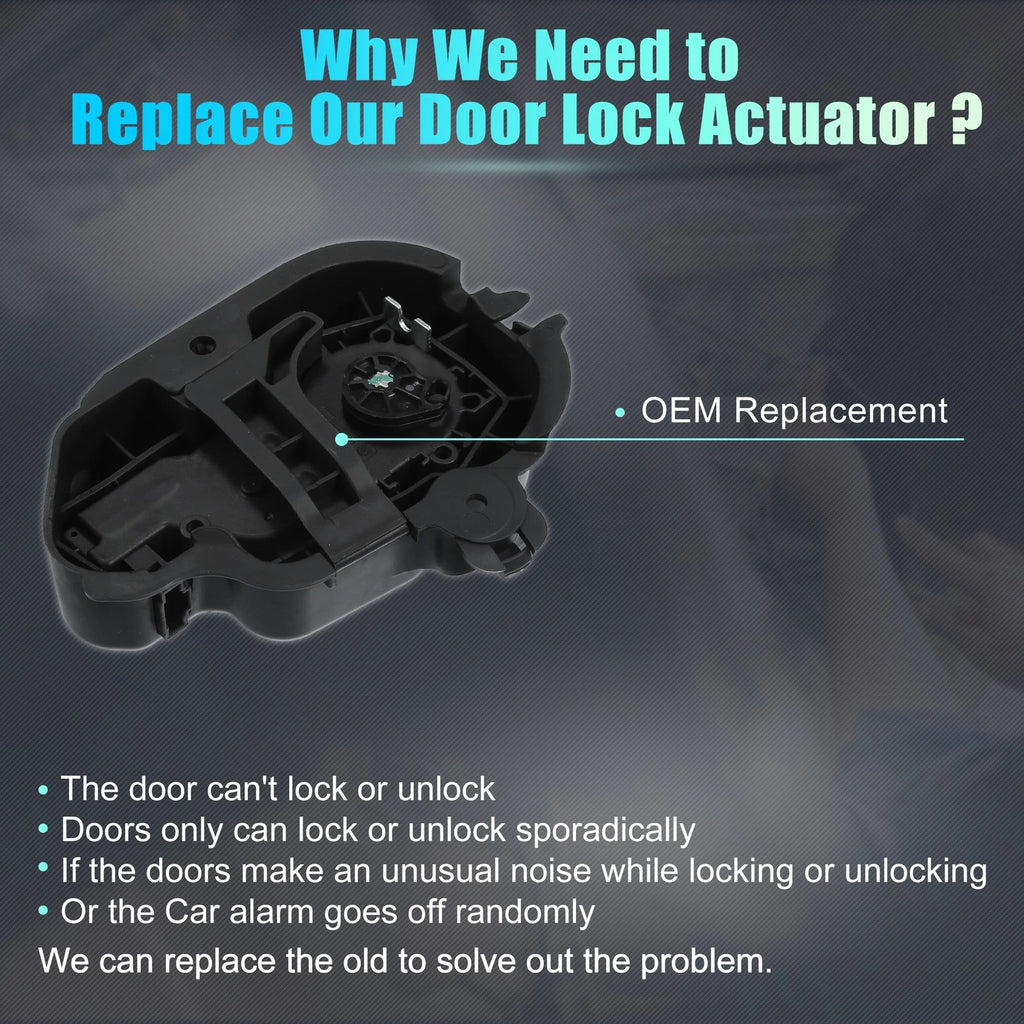Liftgate Door Lock Actuator Motor Replacement for Mercedes-Benz E350 (2010–2016)