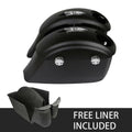 Matte Black Saddlebags with Electronic Latch for Indian Chieftain (2014–2018)