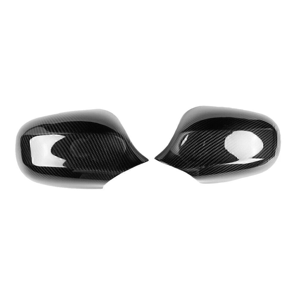 Real Carbon Fiber Side Mirror Cover Cap for BMW E90 E91 (2005–2012)