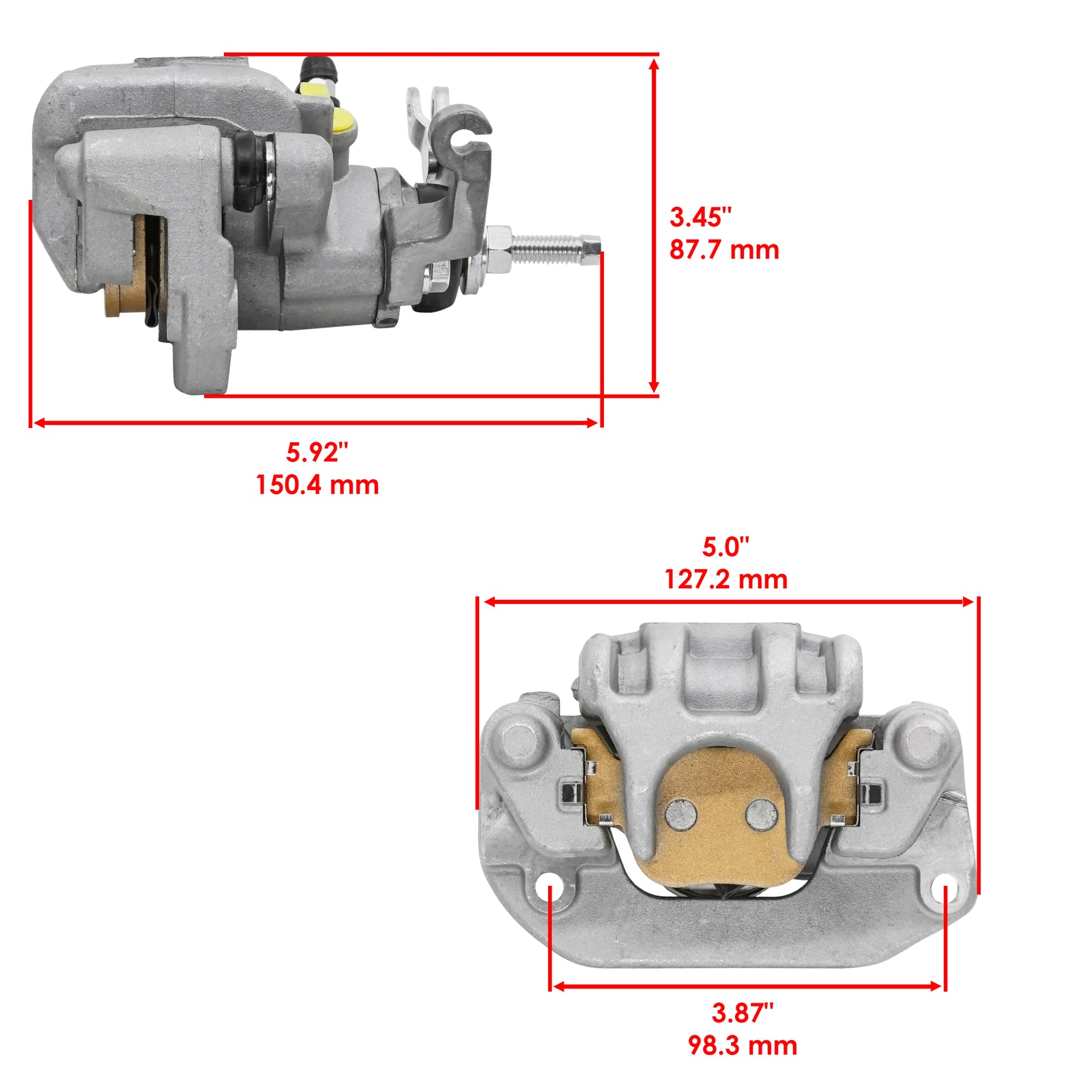 Rear Brake Caliper Replacement for Honda TRX450ER (2006–2014)