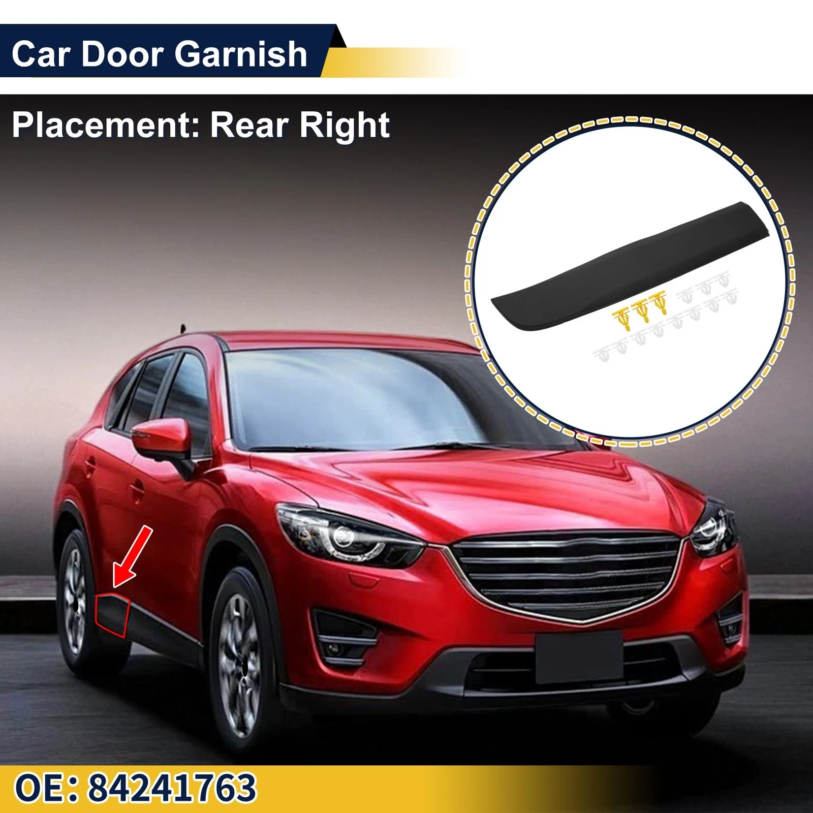 Lower Door Trim Garnish Left Side for Chevrolet Traverse (2018–2024)