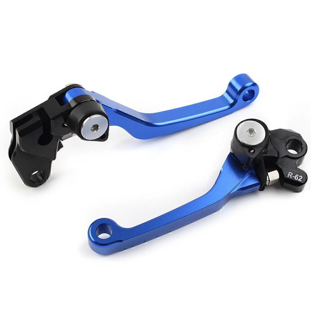 Pivot Brake Clutch Levers for Suzuki RM125 RM250 RM85 (2000–2023) - Blue