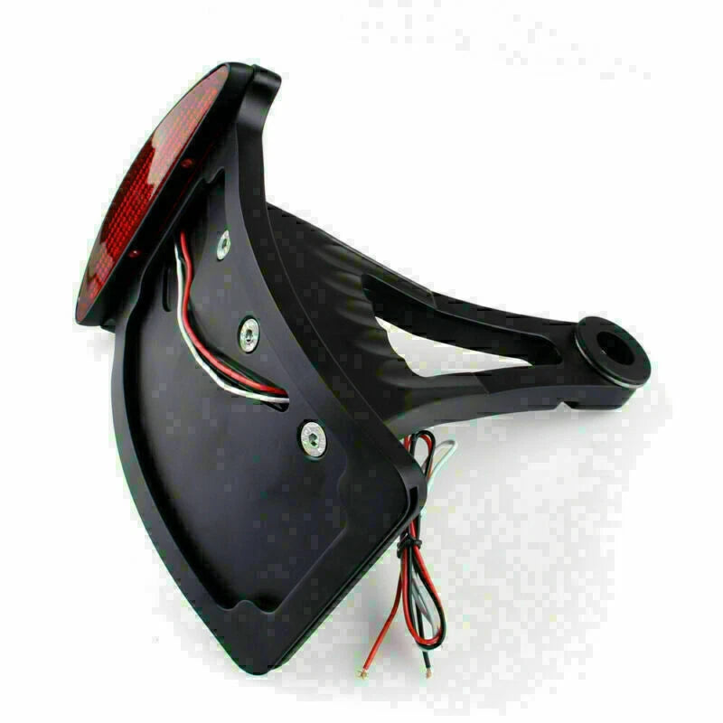 Side Axle Mount License Plate Bracket for Hyundai BLK T9 (Fits LED)