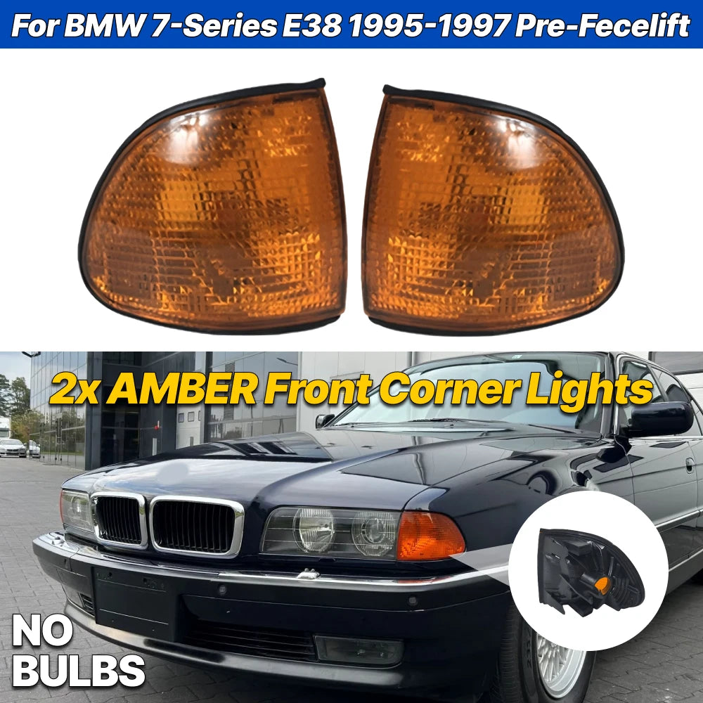 Amber Front Corner Signal Light Lamp for BMW 7-Series E38 (1995–1997)