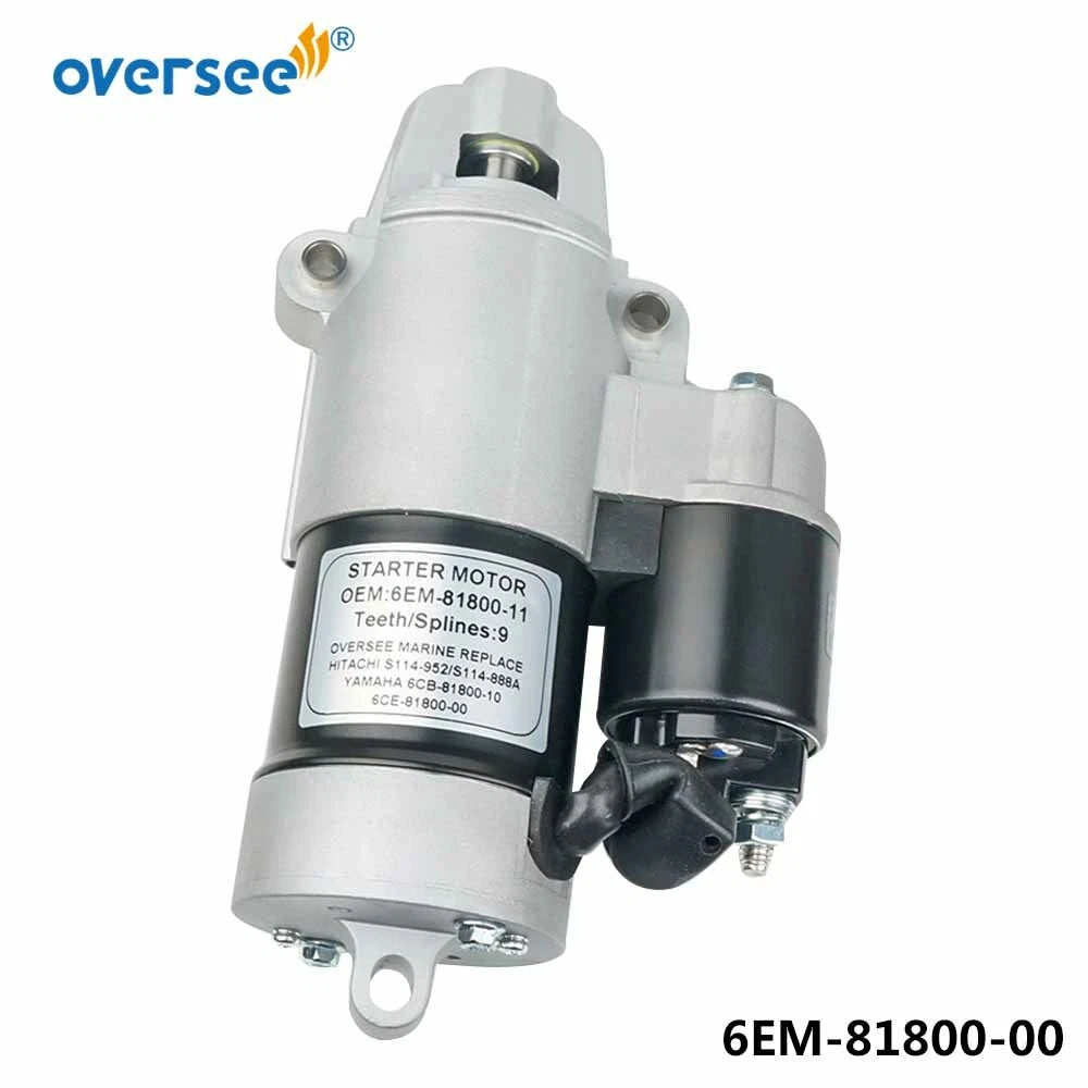 Starter Motor 6EM-81800-00 for Yamaha Outboard 4T 75HP 90HP 150HP F115B