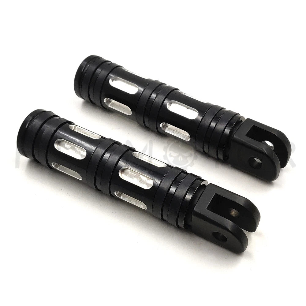 Black Edge Cut Footpegs for Harley FXBB FXBR FXBRS FXLR (2018–Later)
