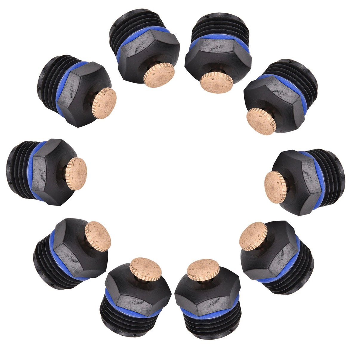 10-Pack Sprinkler Head Nozzle for Lawn Irrigation System 1/2"