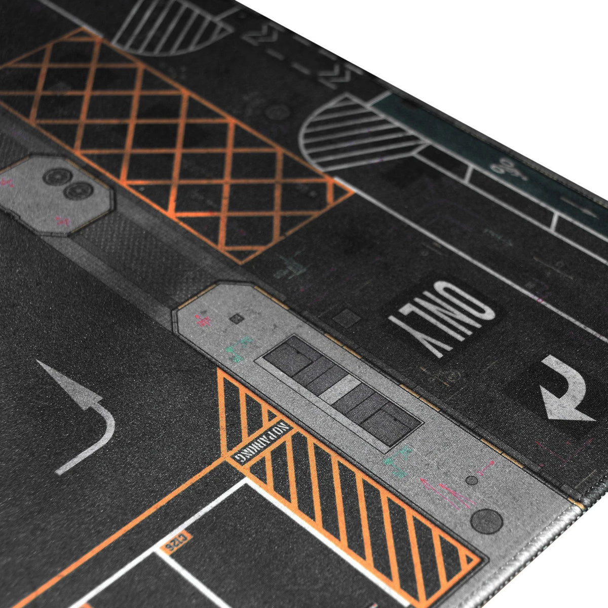 Rubber Mouse Pad Car Mat for Hot Wheels Models (1/64 Scale)
