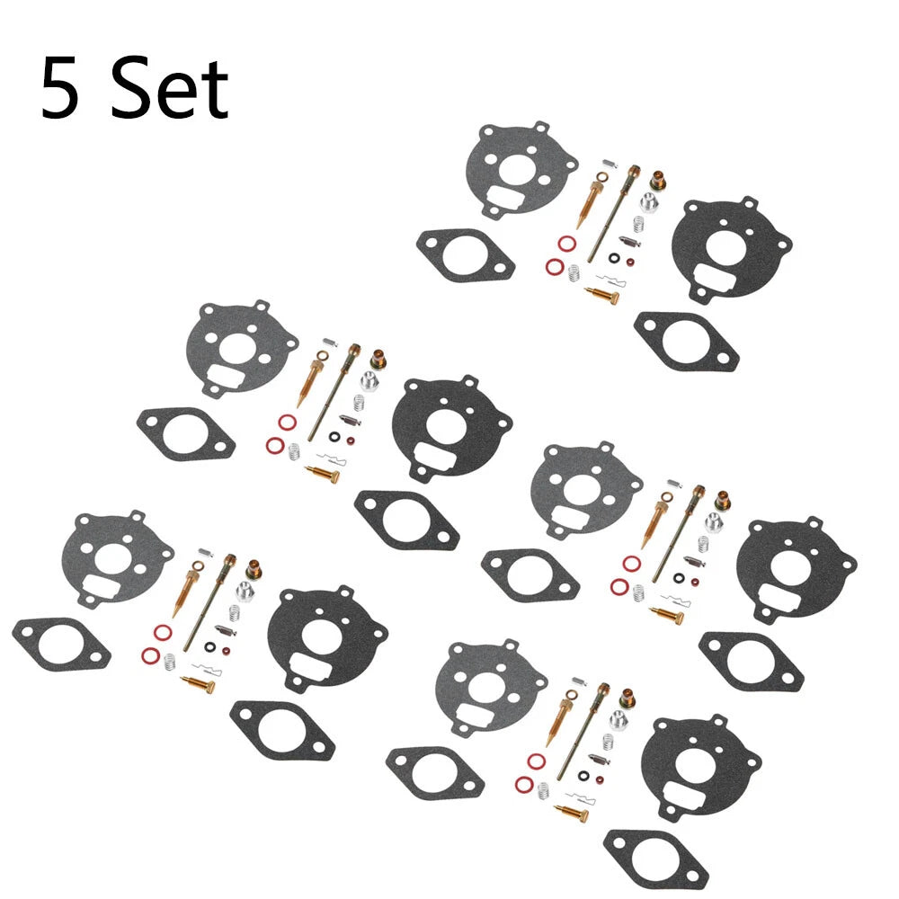 Set of 5 Carburetor Rebuild Kits for Briggs & Stratton (394693, 291763, 295938)
