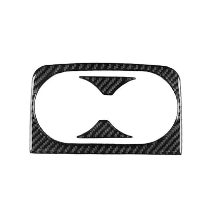 Rear Cup Holder Cover for Ford Ranger Sport (2015–2022) Black