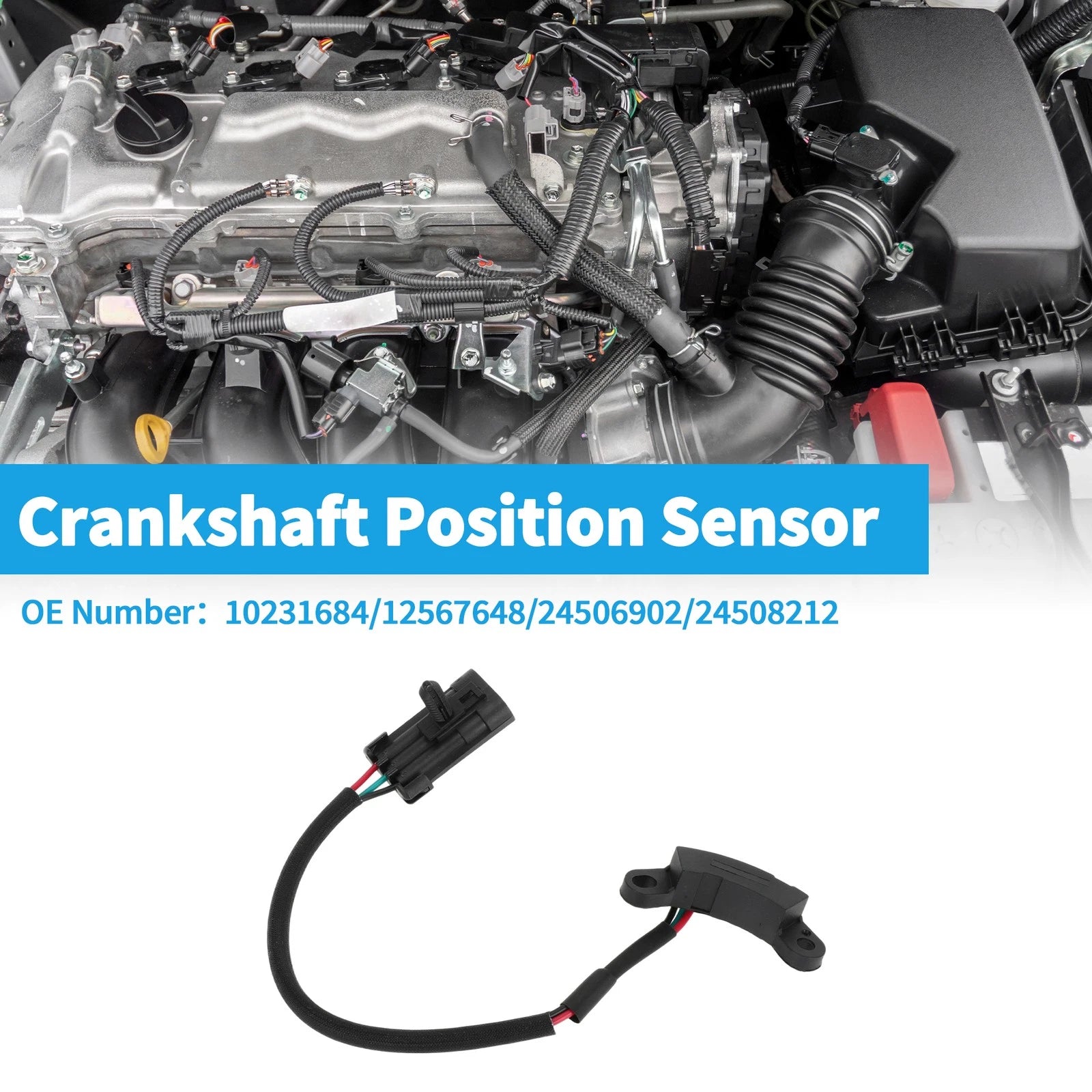 Crankshaft Position Sensor Replacement for Chevrolet Malibu 3.1 1997-2003