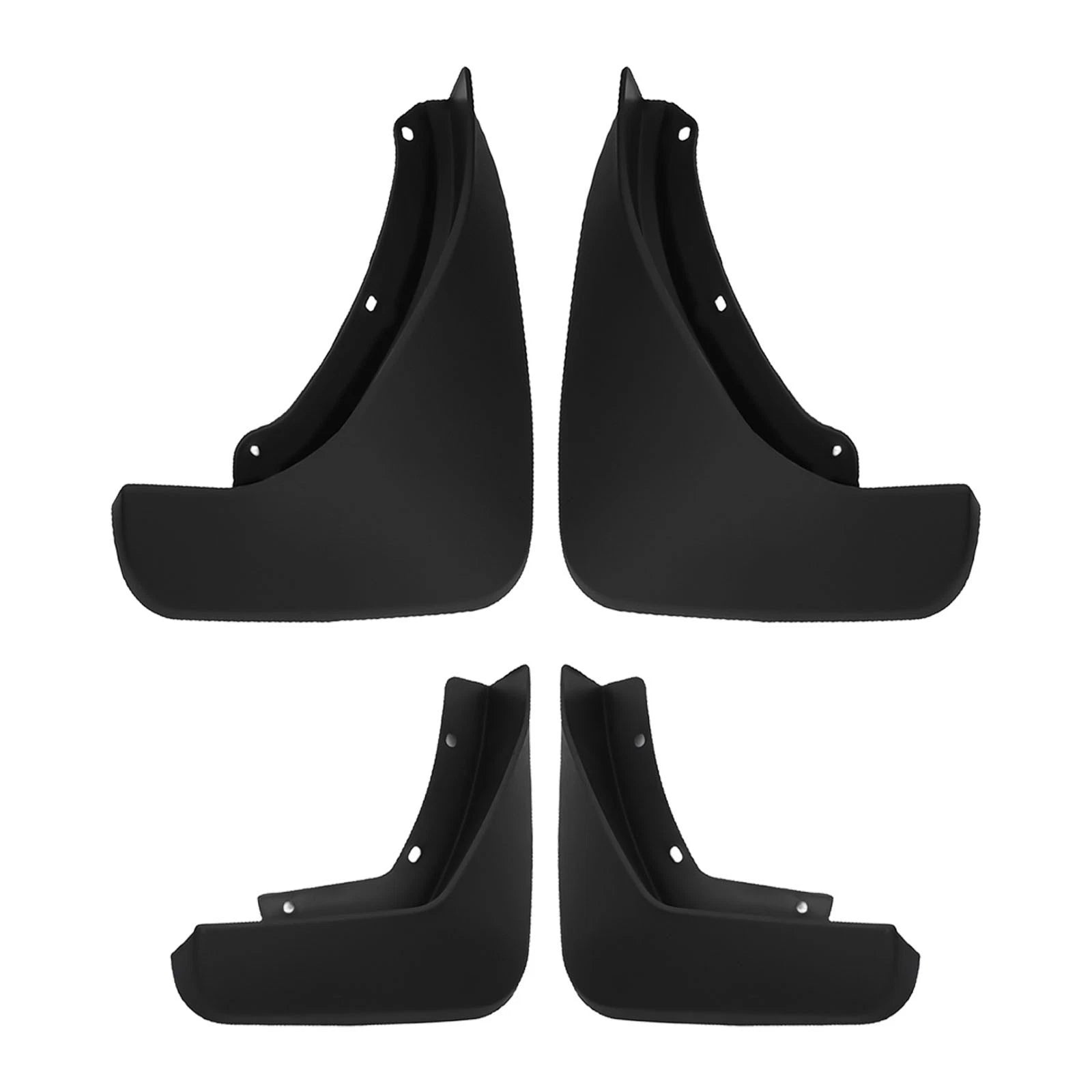 Mud Flaps Splash Guard for Volvo XC90 (2003–2021) - ABS, Black