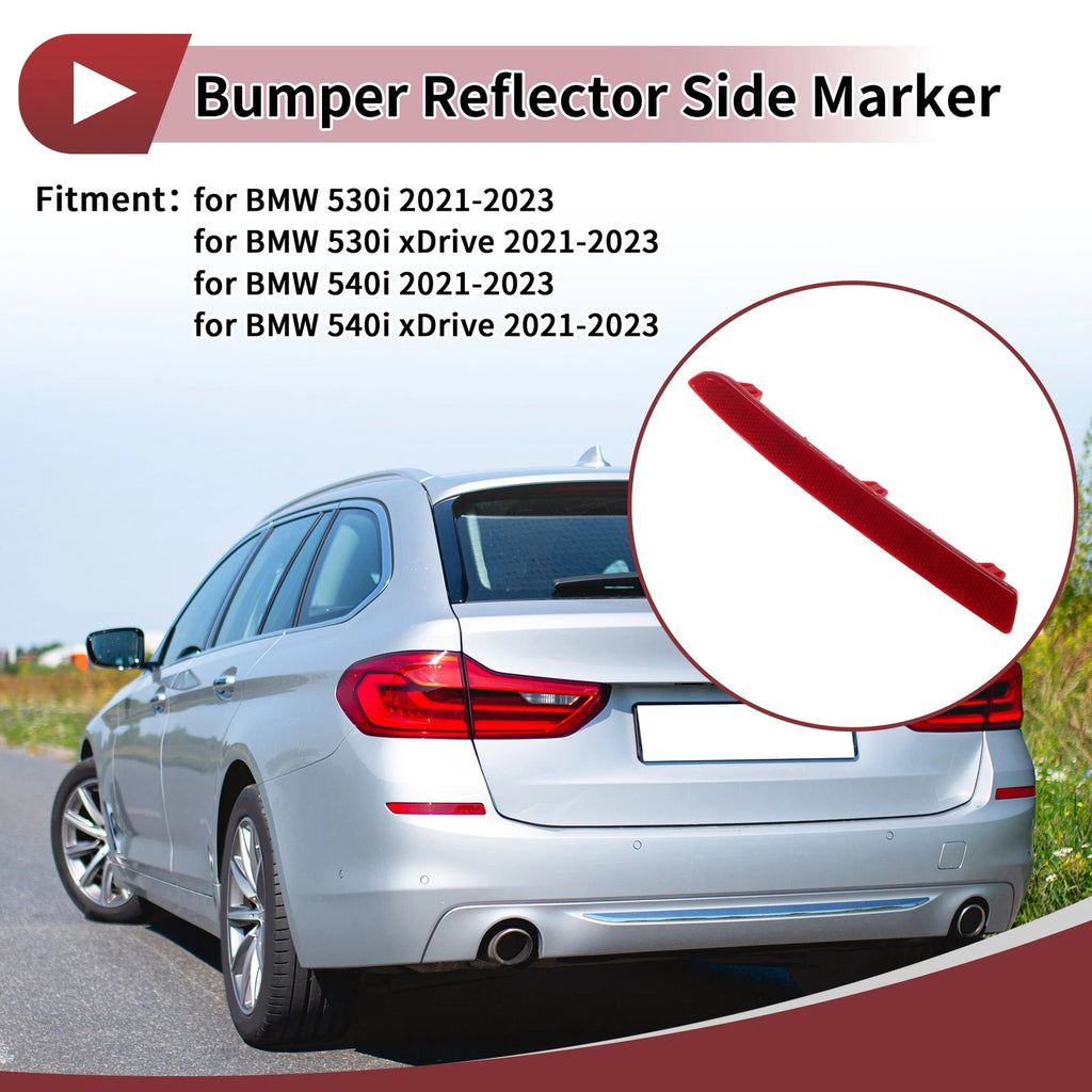 Rear Left Bumper Reflector Replacement for BMW 530i (2021–2023)