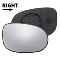 Right Side Mirror Glass Convex Non-Heated for Ford Ka (2008–2017)