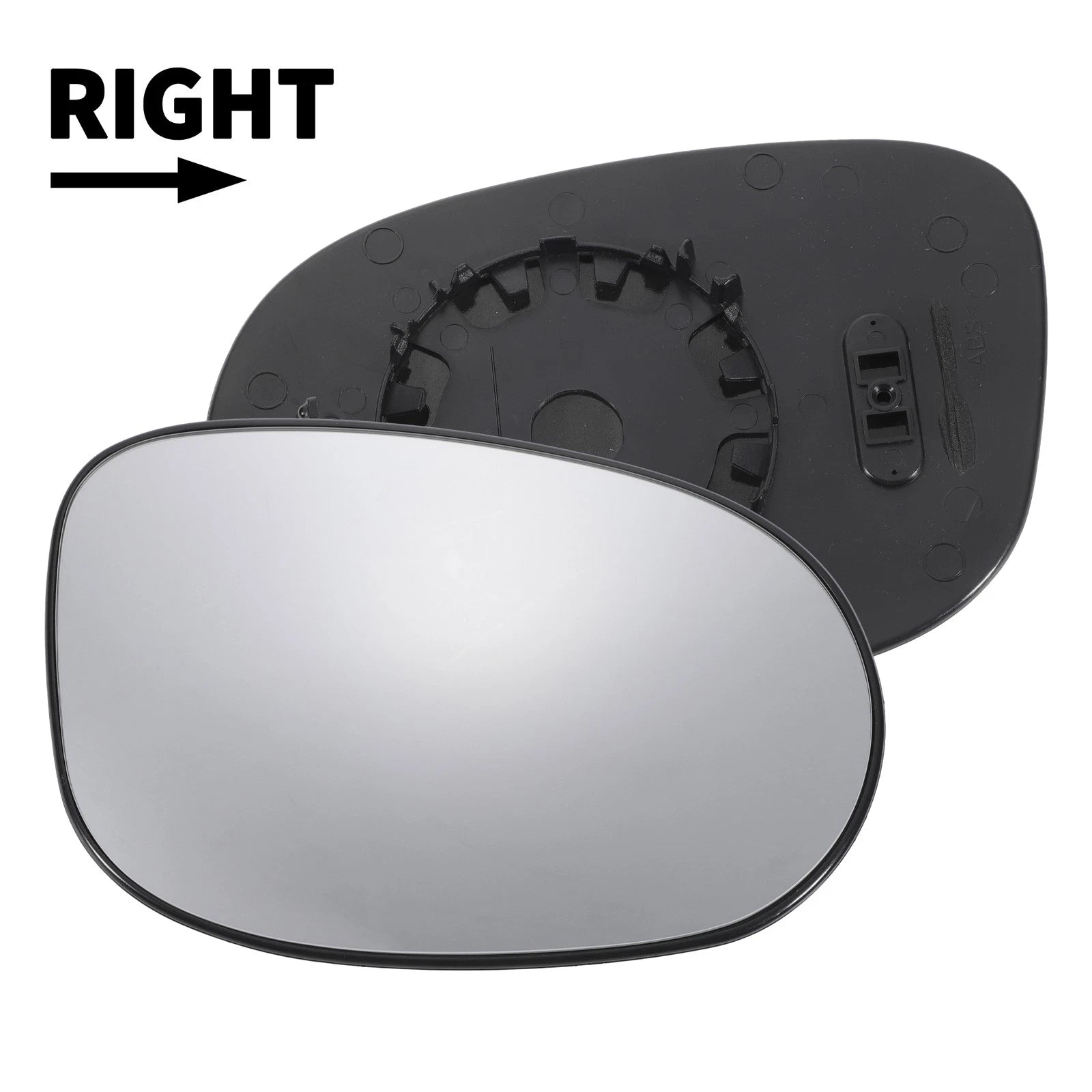 Right Side Mirror Glass Convex Non-Heated for Ford Ka (2008–2017)
