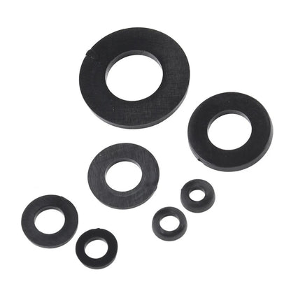 350PCS Nylon Flat Washers Set for Various Applications (M2 M8 Sizes)
