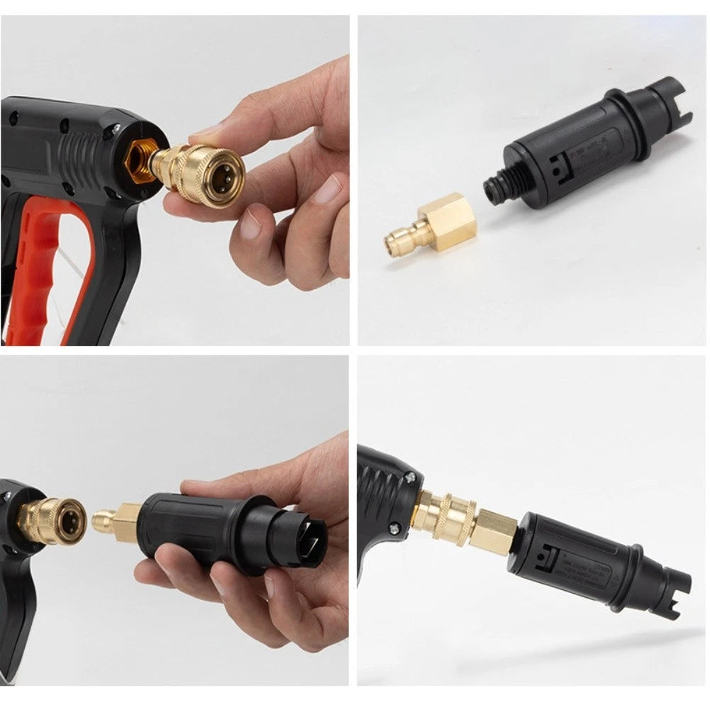 Plastic External Thread Quick Connect Adapter for Car Wash Hose Connector