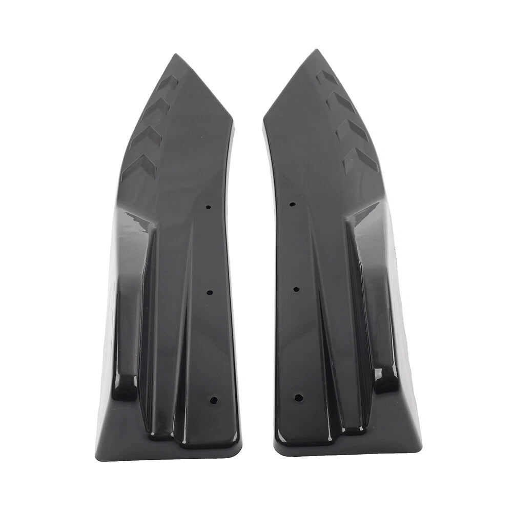 2X Rear Bumper Strip Lip Spoiler Diffuser Scratch Protector for Universal Cars
