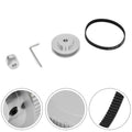 GT2 Timing Belt Closed Loop 200mm Pulley Set (20 Teeth & 60 Teeth) for 3D Printer